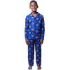 imageUltra Game Youth NBA Official 2Piece Pajama Pants ampamp Button Down Shirt SetBoys Sizes