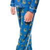 imageUltra Game Youth NBA Official 2Piece Pajama Pants ampamp Button Down Shirt SetBoys Sizes
