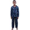 imageUltra Game Youth NBA Official 2Piece Pajama Pants ampamp Button Down Shirt SetBoys Sizes