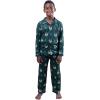 imageUltra Game Youth NBA Official 2Piece Pajama Pants ampamp Button Down Shirt SetBoys Sizes