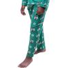 imageUltra Game Youth NBA Official 2Piece Pajama Pants ampamp Button Down Shirt SetBoys Sizes