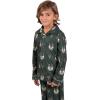 imageUltra Game Youth NBA Official 2Piece Pajama Pants ampamp Button Down Shirt SetToddler Sizes
