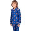 imageUltra Game Youth NBA Official 2Piece Pajama Pants ampamp Button Down Shirt SetToddler Sizes