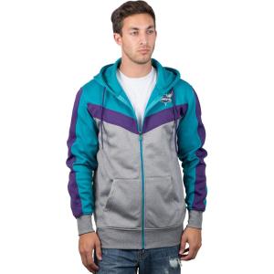 imageUltra Game Mens NBA Official Contrast Back Cut Full Zip Hoodie SweatshirtTeal