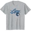 imageWNBA Minnesota Lynx Officially Licensed TShirt Small BlackHeather Grey