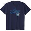 imageWNBA Minnesota Lynx Officially Licensed TShirt Small BlackNavy Blue