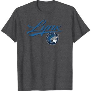 imageWNBA Minnesota Lynx Officially Licensed TShirt Small BlackDark Heather Grey