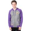 imageUltra Game Mens NFL Official Bomber Satin Jacket HoodieHeather Gray