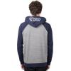 imageUltra Game Mens NFL Official Bomber Satin Jacket HoodieHeather Gray