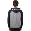 imageUltra Game Mens NFL Official Bomber Satin Jacket HoodieHeather Gray
