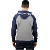 imageUltra Game Mens NFL Official Bomber Satin Jacket HoodieHeather Gray