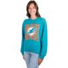 imageUltra Game NFL womens Nfl Official Super Soft Oversized Cozy SweatshirtTeam Color Distressed