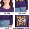 imageUltra Game NFL womens Nfl Official Super Soft Oversized Cozy SweatshirtTeam Color Distressed