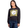 imageUltra Game NFL womens Nfl Official Super Soft Oversized Cozy SweatshirtTeam Color Distressed