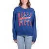imageUltra Game NFL womens Nfl Official Super Soft Oversized Cozy SweatshirtTeam Color Distressed
