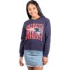 imageUltra Game NFL womens Nfl Official Super Soft Oversized Cozy SweatshirtTeam Color Distressed