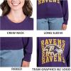 imageUltra Game NFL womens Nfl Official Super Soft Oversized Cozy SweatshirtTeam Color Distressed
