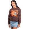 imageUltra Game NFL womens Nfl Official Super Soft Oversized Cozy SweatshirtTeam Color Distressed
