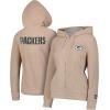 imageUltra Game NFL womens Nfl Official Super Soft Sherpa Full Zip Hoodie Sweatshirt JacketSand