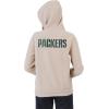 imageUltra Game NFL womens Nfl Official Super Soft Sherpa Full Zip Hoodie Sweatshirt JacketSand