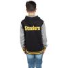 imageUltra Game Youth NFL Official Super Soft Full Zip Varsity Hoodie SweatshirtTeam Color Updated