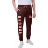 imageUltra Game NFL Official Adults Active Super Soft Fleece Game Day Jogger Sweatpants  Unisex Cleveland Browns Team Color Medium