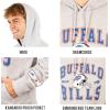 imageUltra Game Mens NFL Official Supremely Soft Full Zip Hoodie JacketHeather Gray Updated
