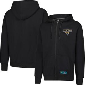 imageUltra Game NFL Official Adults Super Soft Supreme Full Zip Hoodie Sweatshirt Jacket  Warm Polyester Blend  Unisex Jacksonville Jaguars Black Small