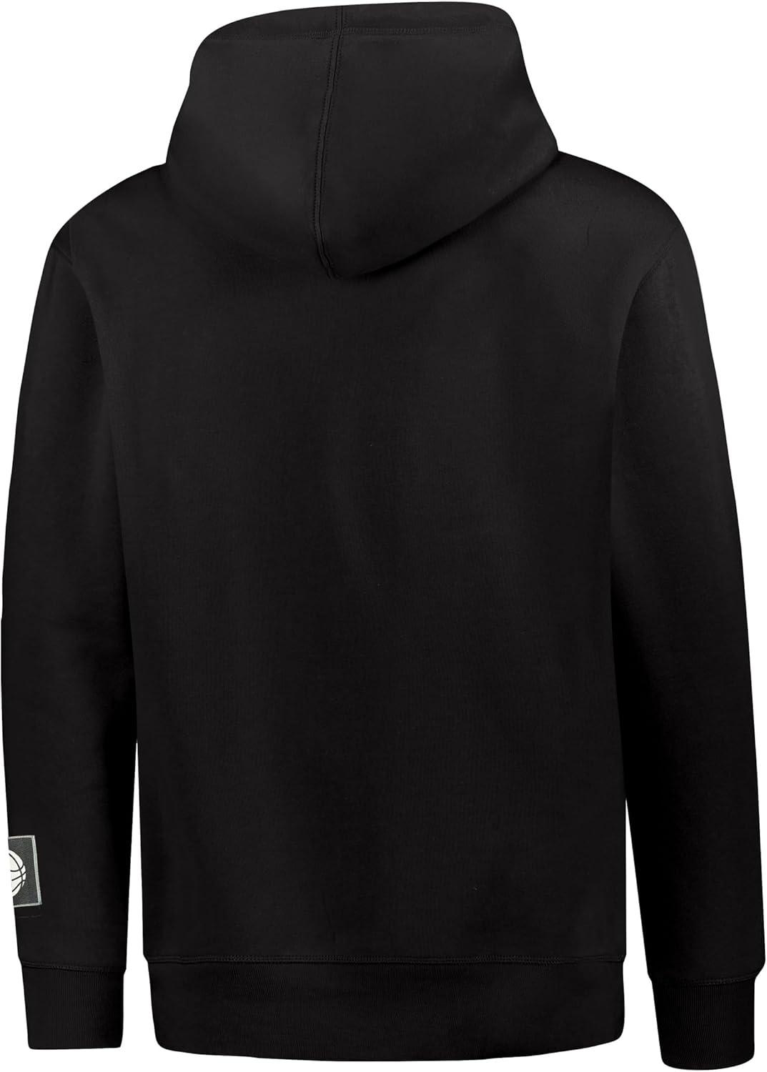 imageUltra Game Adults NBA Official Classic Embroidered Hoodie Sweatshirt Brooklyn Nets Team Color Small