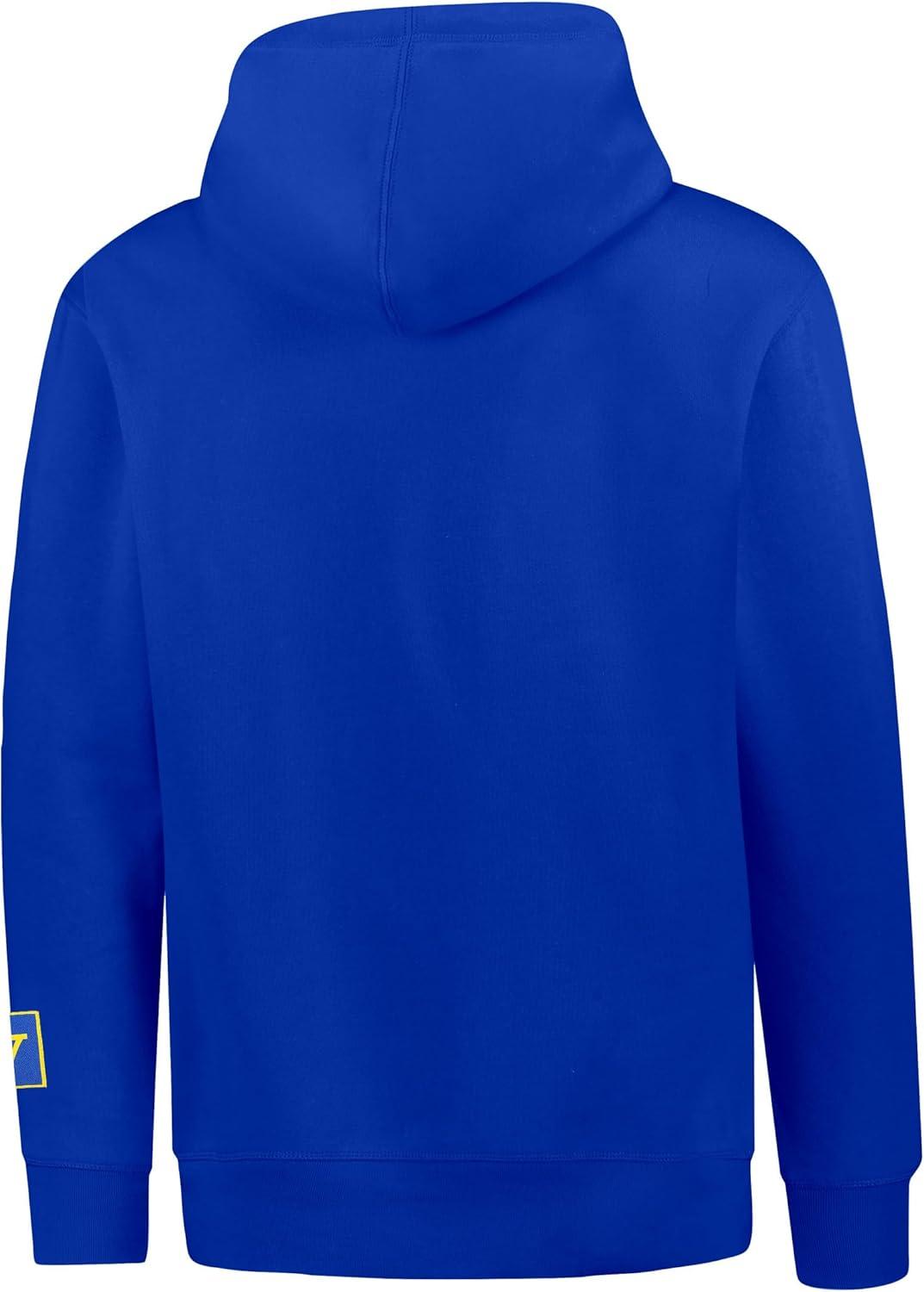 imageUltra Game Adults NBA Official Classic Embroidered Hoodie Sweatshirt Golden State Warriors Team Color Small