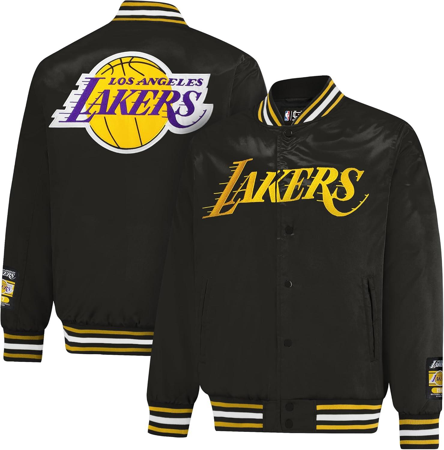 imageUltra Game NBA Unisex Smashing Records Satin JacketTeam Color