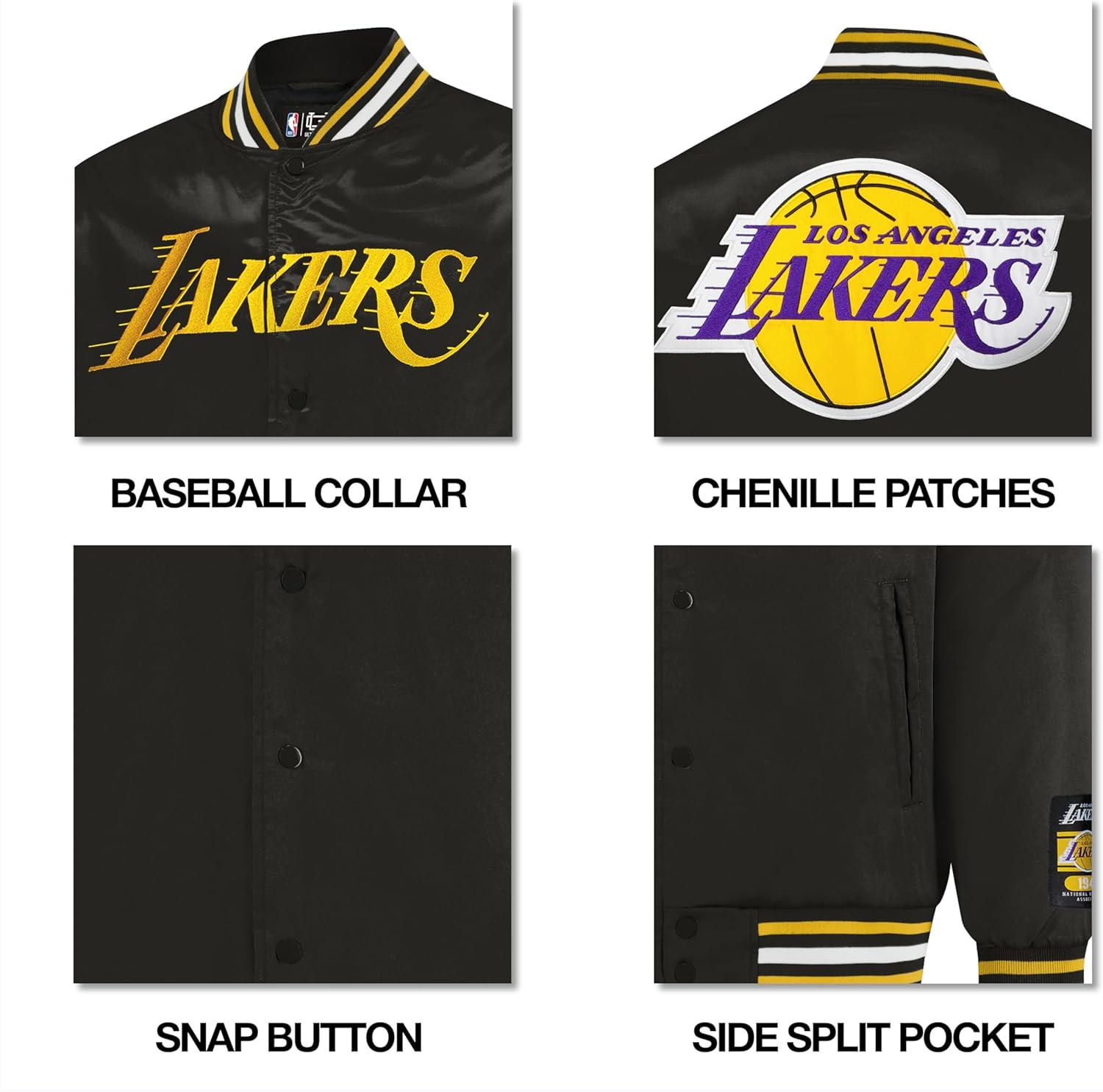 imageUltra Game NBA Unisex Smashing Records Satin JacketTeam Color