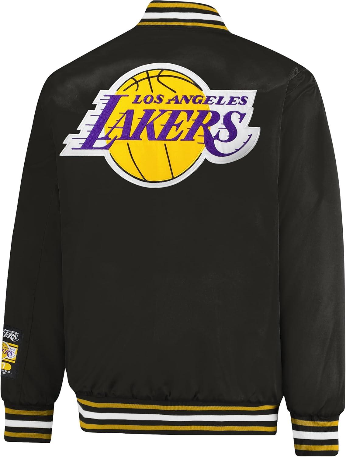 imageUltra Game NBA Unisex Smashing Records Satin JacketTeam Color