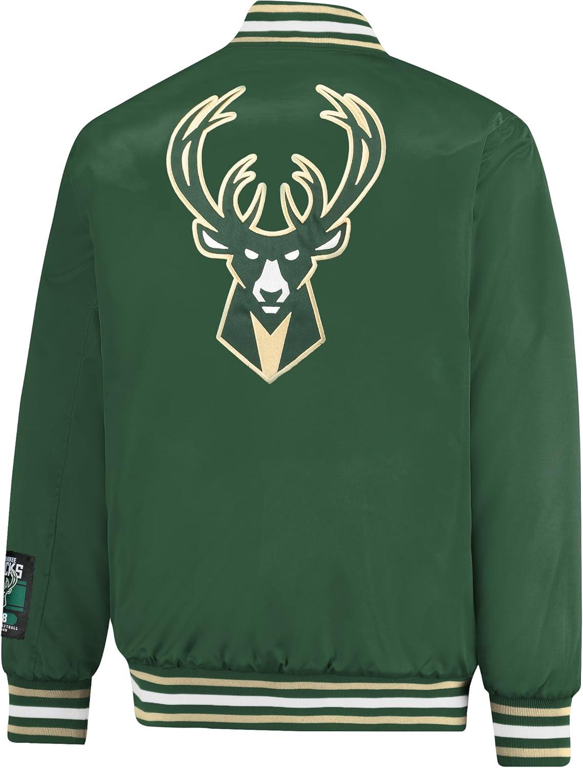 imageUltra Game NBA Unisex Smashing Records Satin JacketTeam Color