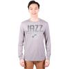 imageUltra Game Mens NBA Official Long Sleeve Athletic Quick Dry Performance TShirtHeather Gray