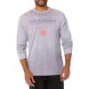 imageUltra Game Mens NBA Official Long Sleeve Athletic Quick Dry Performance TShirtHeather Gray