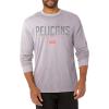 imageUltra Game Mens NBA Official Long Sleeve Athletic Quick Dry Performance TShirtHeather Gray
