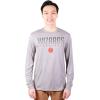 imageUltra Game Mens NBA Official Long Sleeve Athletic Quick Dry Performance TShirtHeather Gray