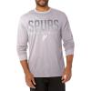 imageUltra Game Mens NBA Official Long Sleeve Athletic Quick Dry Performance TShirtHeather Gray
