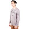 imageUltra Game Mens NBA Official Long Sleeve Athletic Quick Dry Performance TShirtHeather Gray