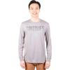 imageUltra Game Mens NBA Official Long Sleeve Athletic Quick Dry Performance TShirtHeather Gray