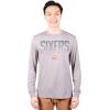 imageUltra Game Mens NBA Official Long Sleeve Athletic Quick Dry Performance TShirtHeather Gray