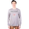 imageUltra Game Mens NBA Official Long Sleeve Athletic Quick Dry Performance TShirtHeather Gray