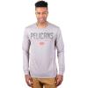imageUltra Game Mens NBA Official Long Sleeve Athletic Quick Dry Performance TShirtHeather Gray