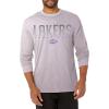 imageUltra Game Mens NBA Official Long Sleeve Athletic Quick Dry Performance TShirtHeather Gray