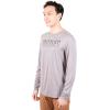 imageUltra Game Mens NBA Official Long Sleeve Athletic Quick Dry Performance TShirtHeather Gray