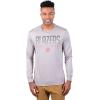 imageUltra Game Mens NBA Official Long Sleeve Athletic Quick Dry Performance TShirtHeather Gray