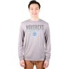imageUltra Game Mens NBA Official Long Sleeve Athletic Quick Dry Performance TShirtHeather Gray