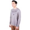 imageUltra Game Mens NBA Official Long Sleeve Athletic Quick Dry Performance TShirtHeather Gray