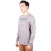 imageUltra Game Mens NBA Official Long Sleeve Athletic Quick Dry Performance TShirtHeather Gray
